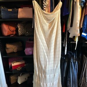 Elegant White Lace Dress